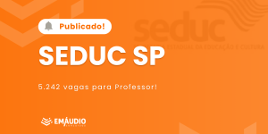 Edital publicado SEDUC SP